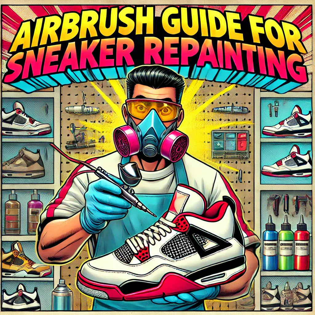 Sneaker Restoration Guide: How To Use an Airbrush Kit to Repaint and C ...