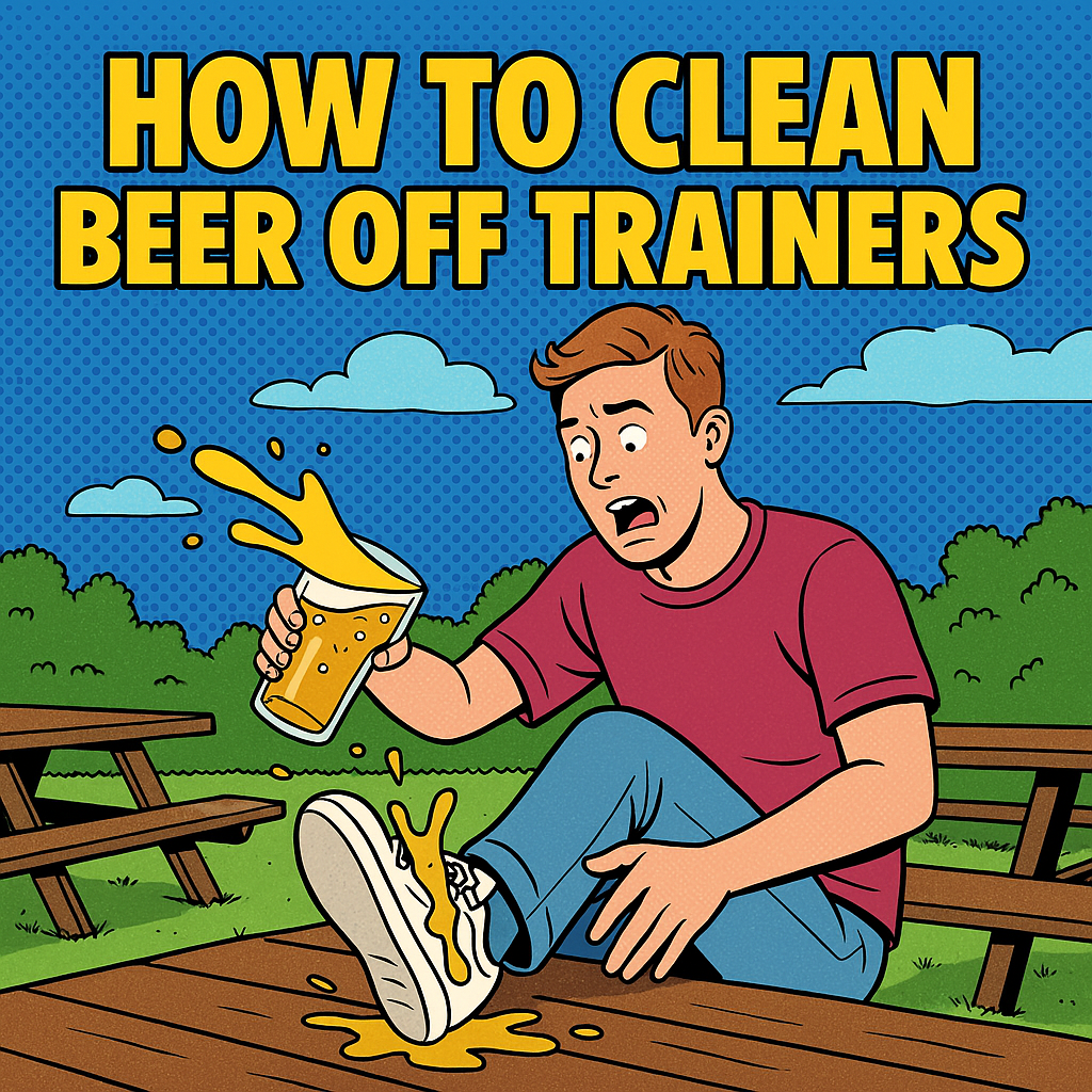How to Clean Beer & Alcohol Stains Off Your Trainers – The Eco Way