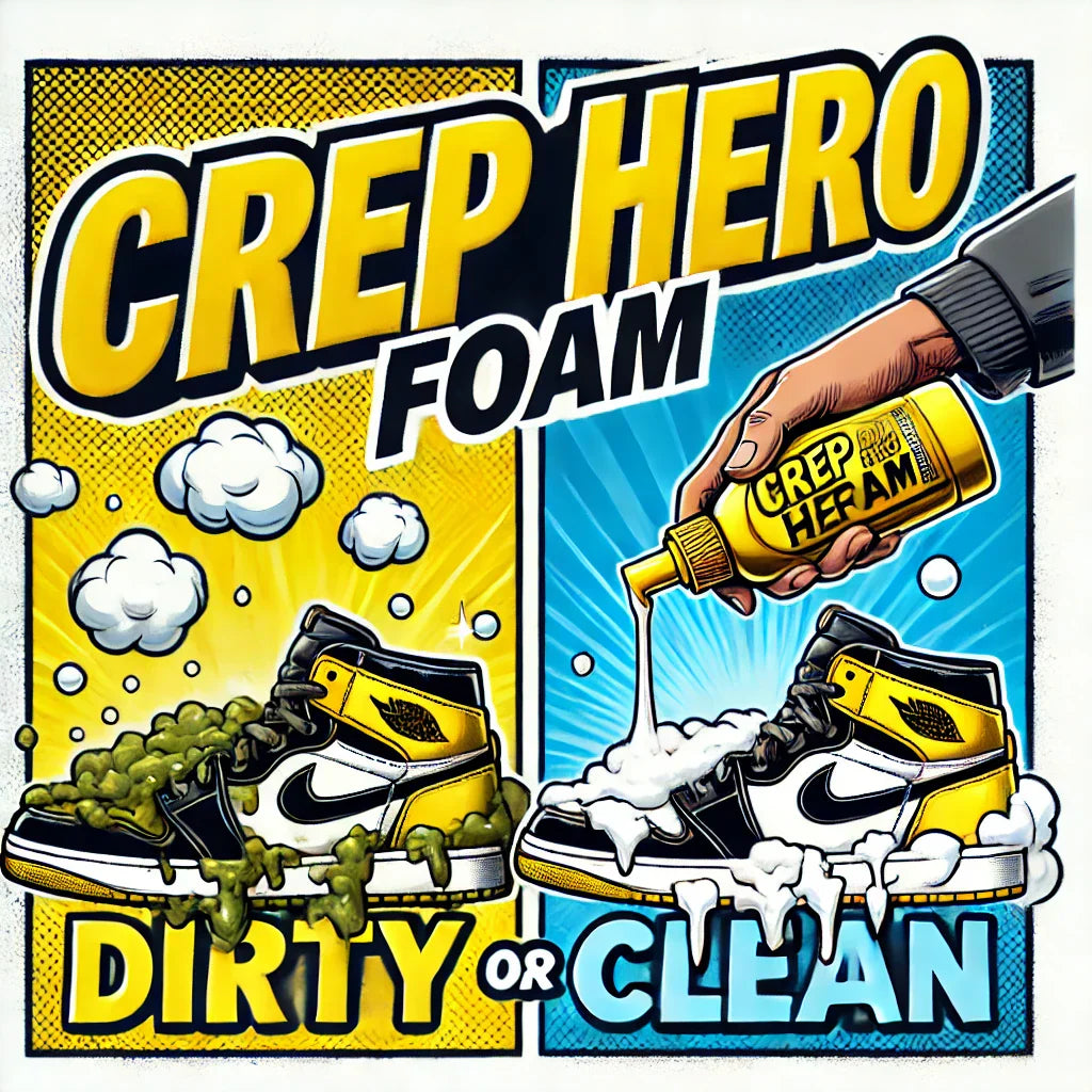 Crep Hero Eco-Friendly Shoe Cleaning Foam: The Safe and Effective Solution for Running Shoes, Sneakers, UGGs, Boots, and Luxury Trainers