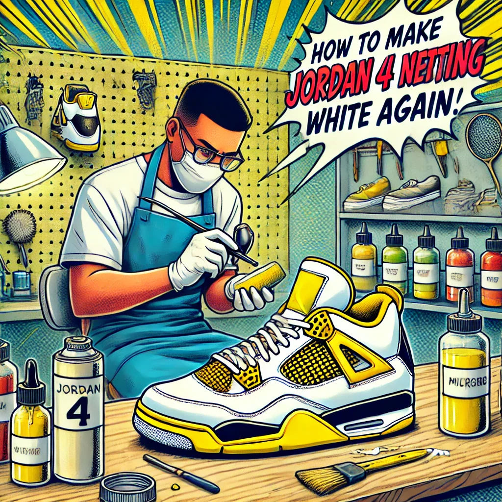 How to Make Yellow Jordan 4 Netting White Again Like a Pro: Detailed Guide
