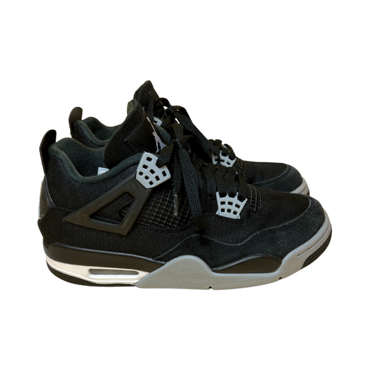 Air Jordan 4 Retro Black Canvas | Size UK7 US8 EU41