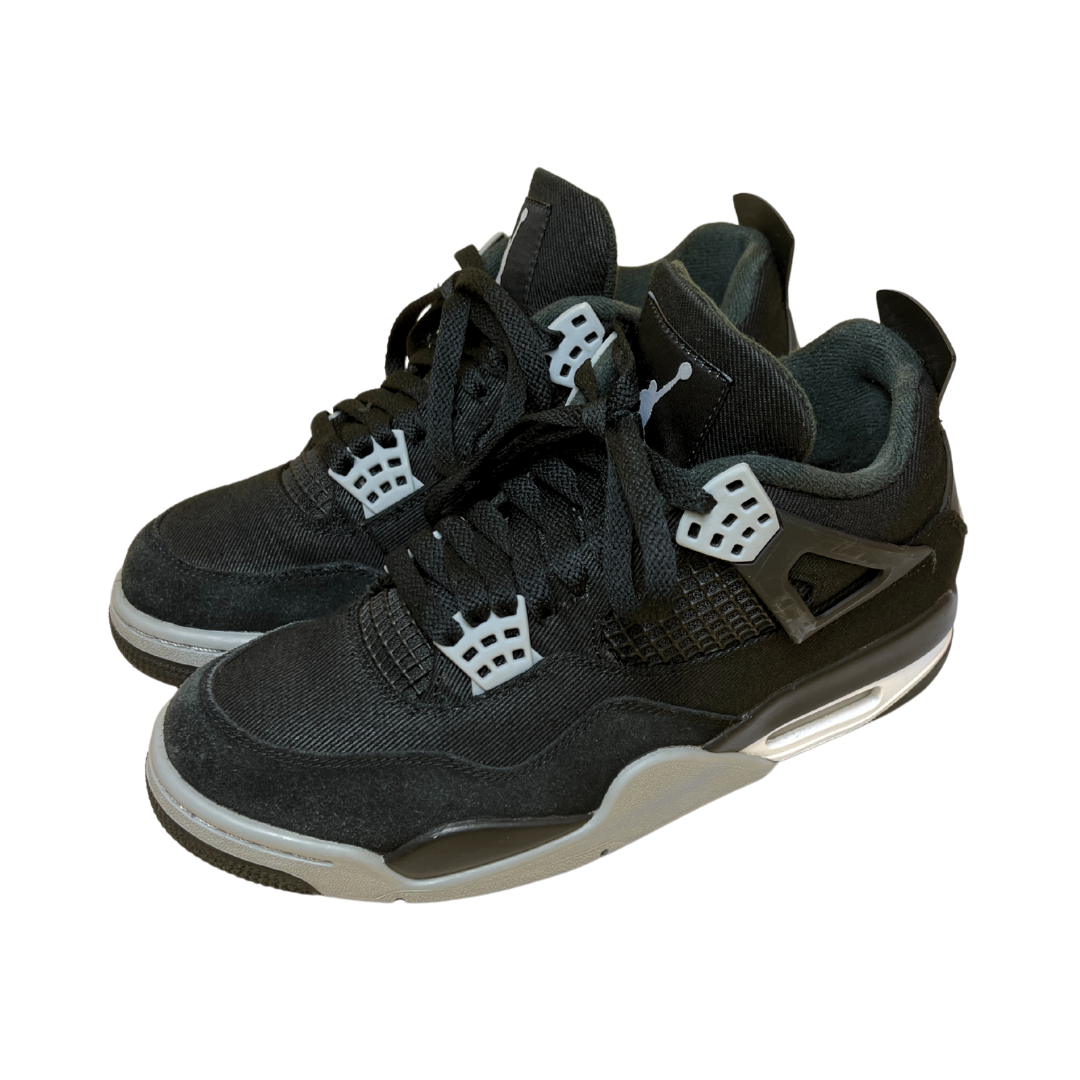 Air Jordan 4 Retro Black Canvas | Size UK7 US8 EU41