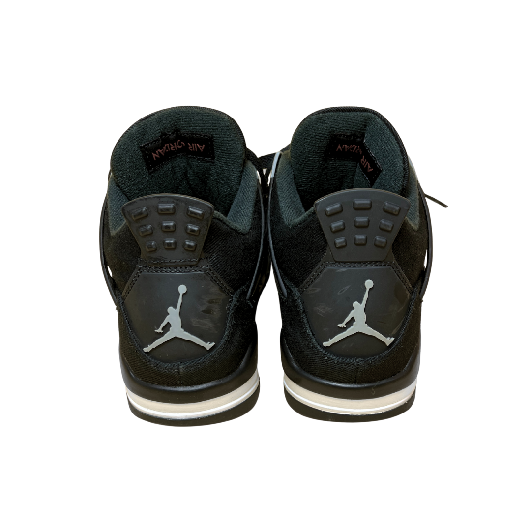 Air Jordan 4 Retro Black Canvas | Size UK7 US8 EU41