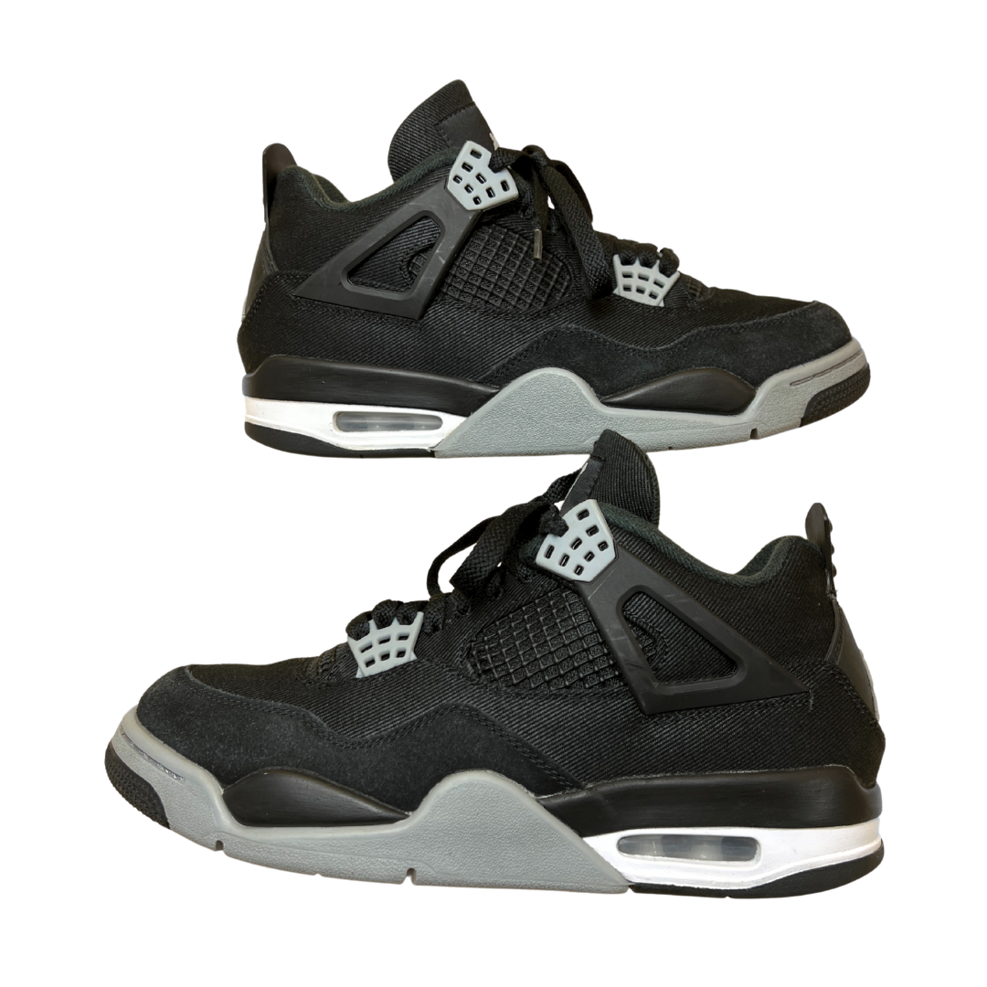 Air Jordan 4 Retro Black Canvas | Size UK7 US8 EU41