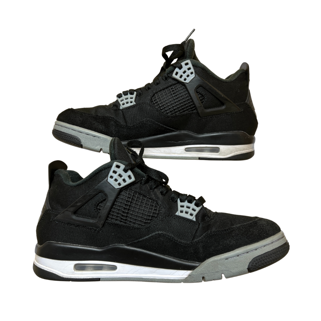 Air Jordan 4 Retro Black Canvas | Size UK9.5 US10.5 EU44.5