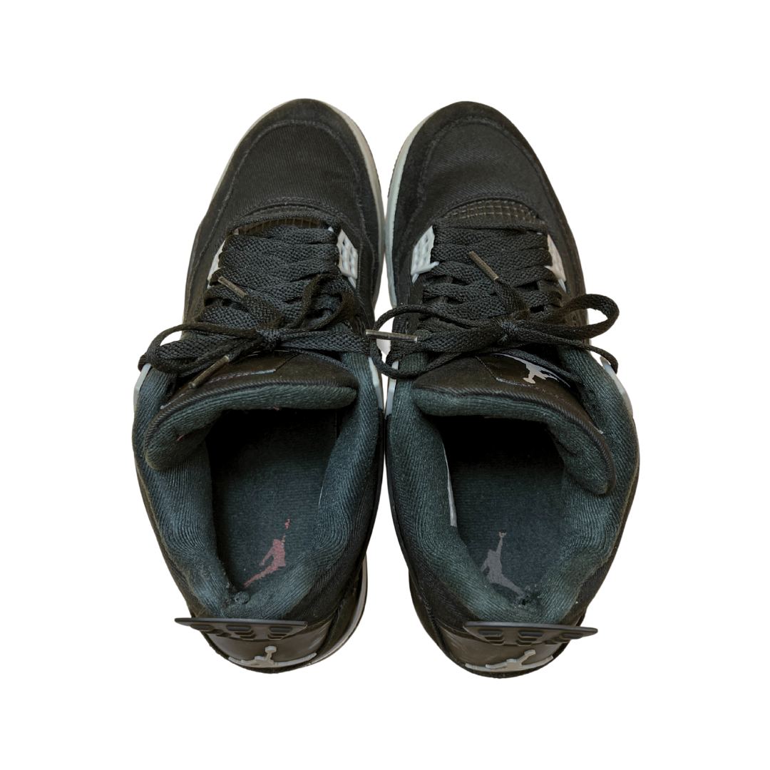Air Jordan 4 Retro Black Canvas | Size UK9.5 US10.5 EU44.5
