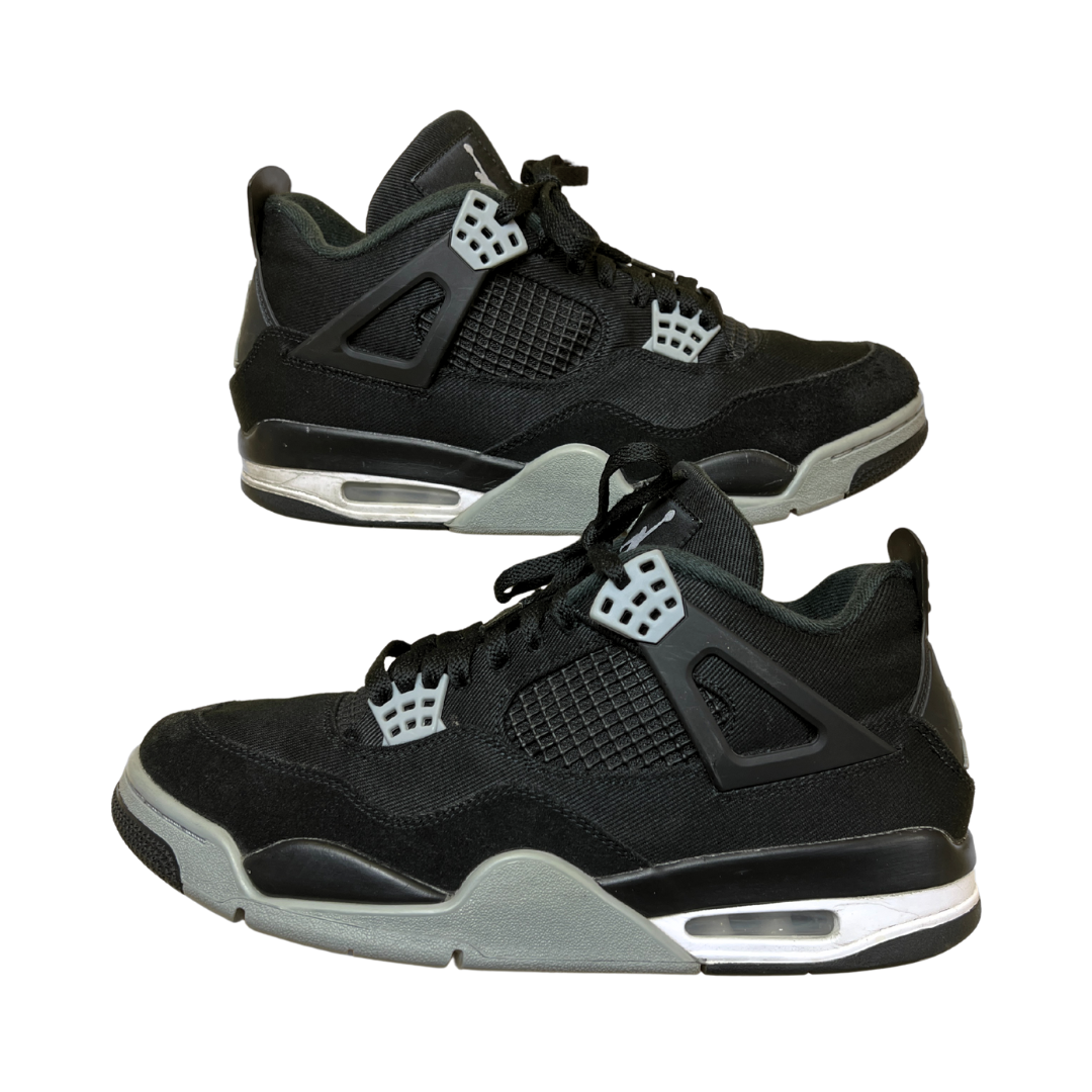 Air Jordan 4 Retro Black Canvas | Size UK9.5 US10.5 EU44.5